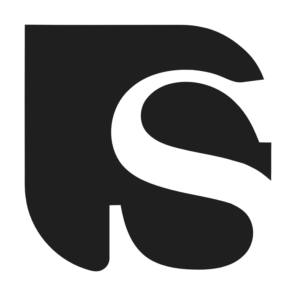 Sense of Tone logo featuring an abstract charcoal gray “S” symbol.